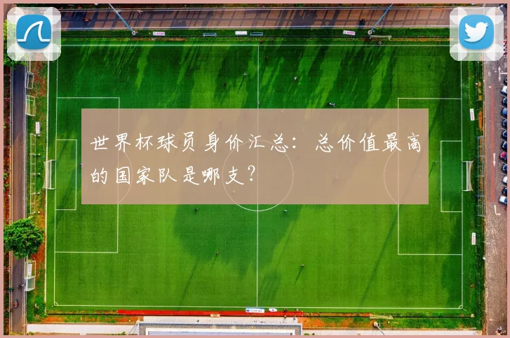 世界杯球员身价汇总:总价值最高的国家队是哪支?